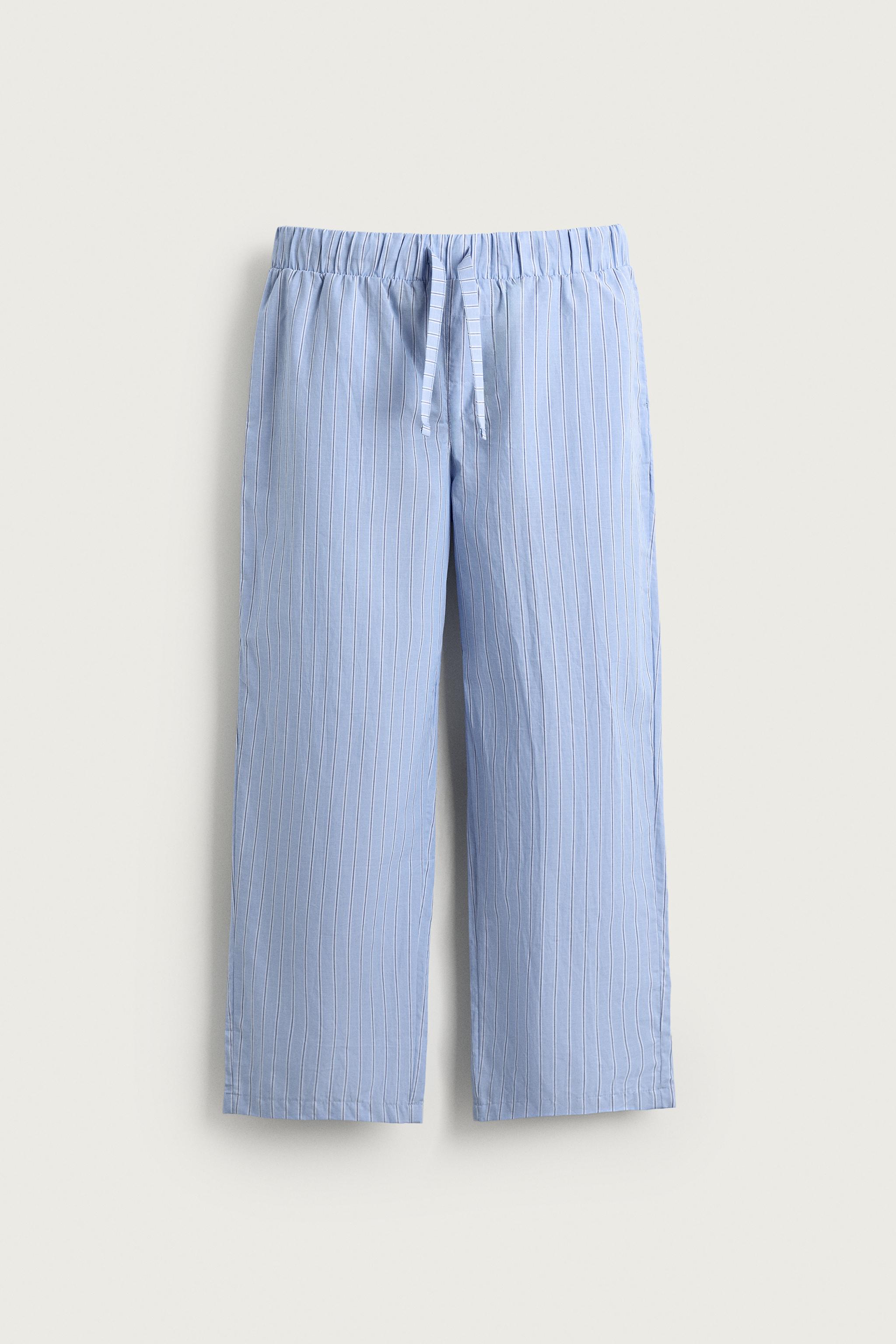 STRIPED PANTS PAJAMA SET
